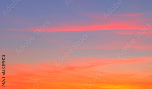 Colorful sky at sunset © sborisov