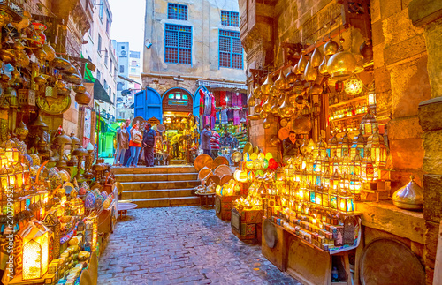 The bright arabian lamps, Cairo, Egypt