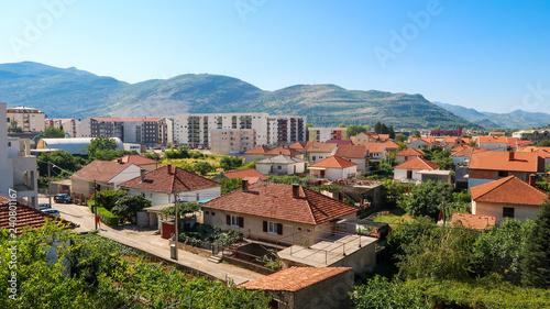 View of Trebinje City in Bosnia and Herzegovina From the Top of the Hill