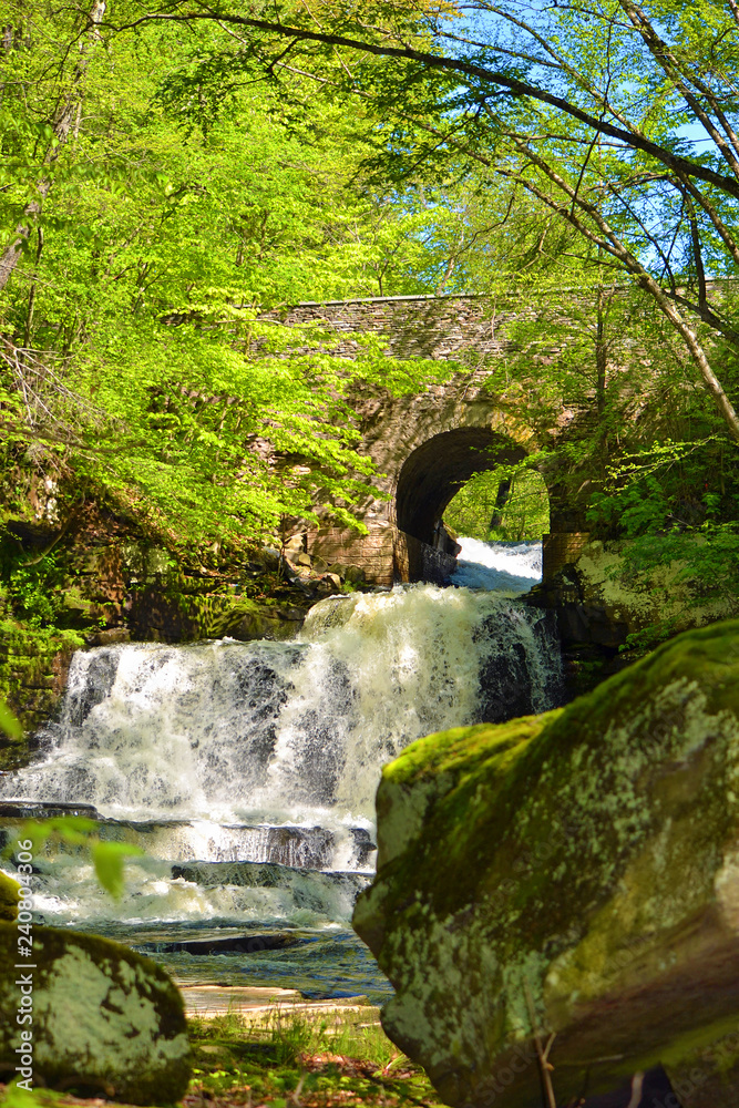 Fototapeta premium Little Niagara in Pleasant Mount