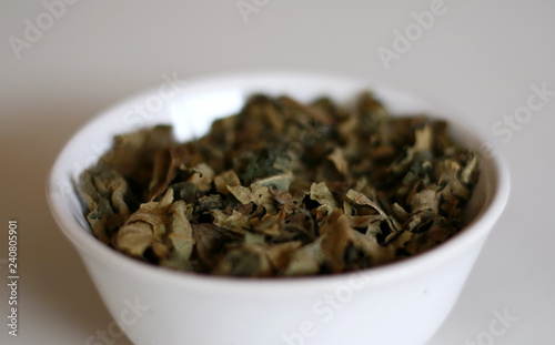 Fig leaf tea. A great source of fiber and full of vitamins and minerals.