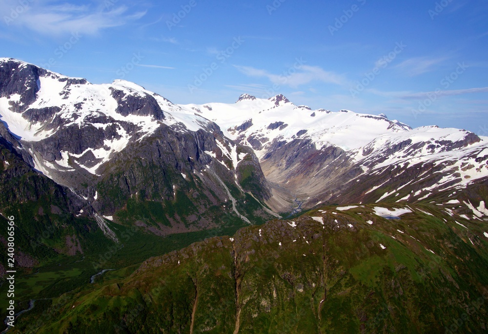 Snowcap mountains