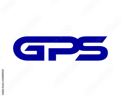 Initial GPS Letter Logo Template Design Vector