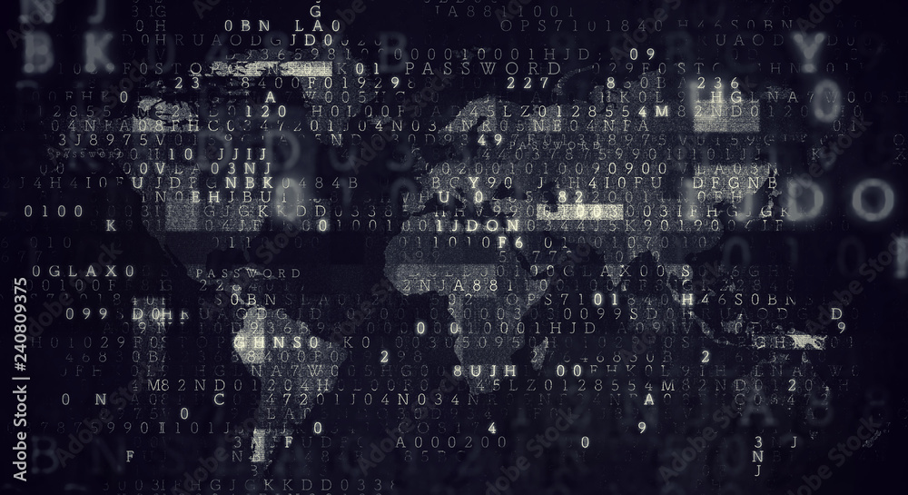Cyber security concept Cyber security concept