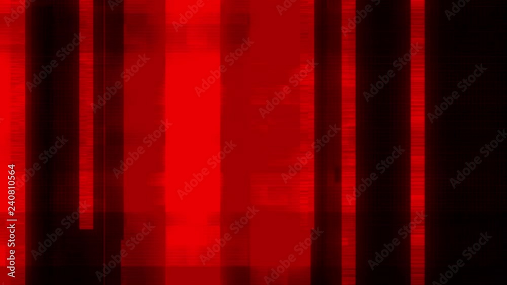 Vertical Glitch Animation [4K Loop] (Red)