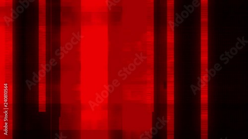 Vertical Glitch Animation [4K Loop] (Red)