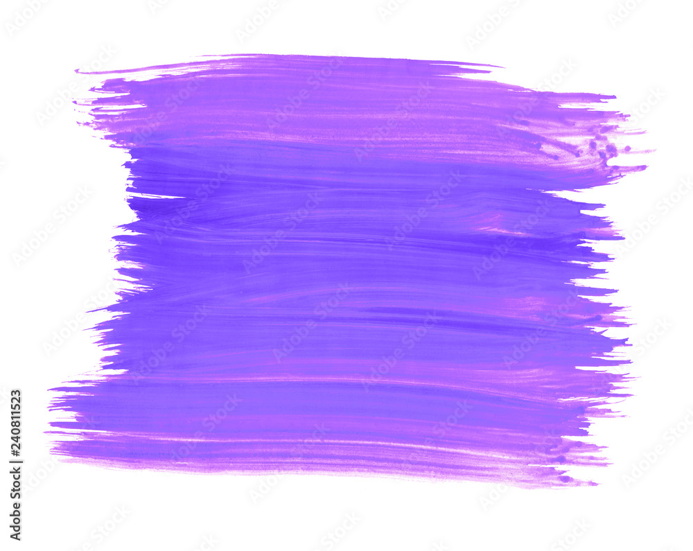 A fragment of the lilac and mauve color background painted with watercolors