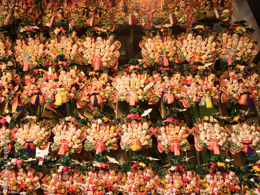 Fototapeta premium 浅草 鷲神社の酉の市