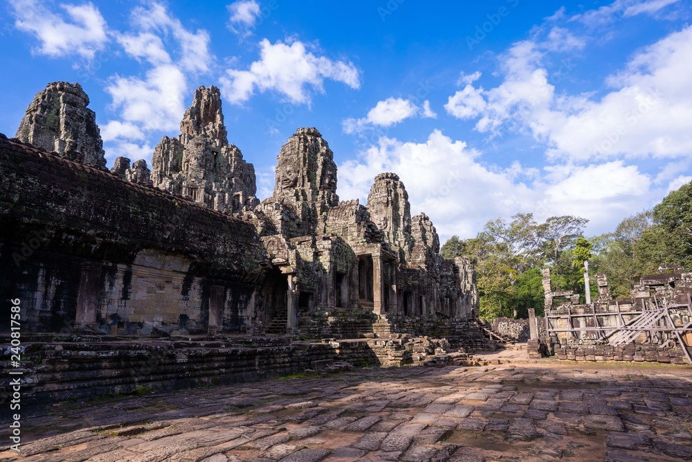 Bayon castle at Angkor thom