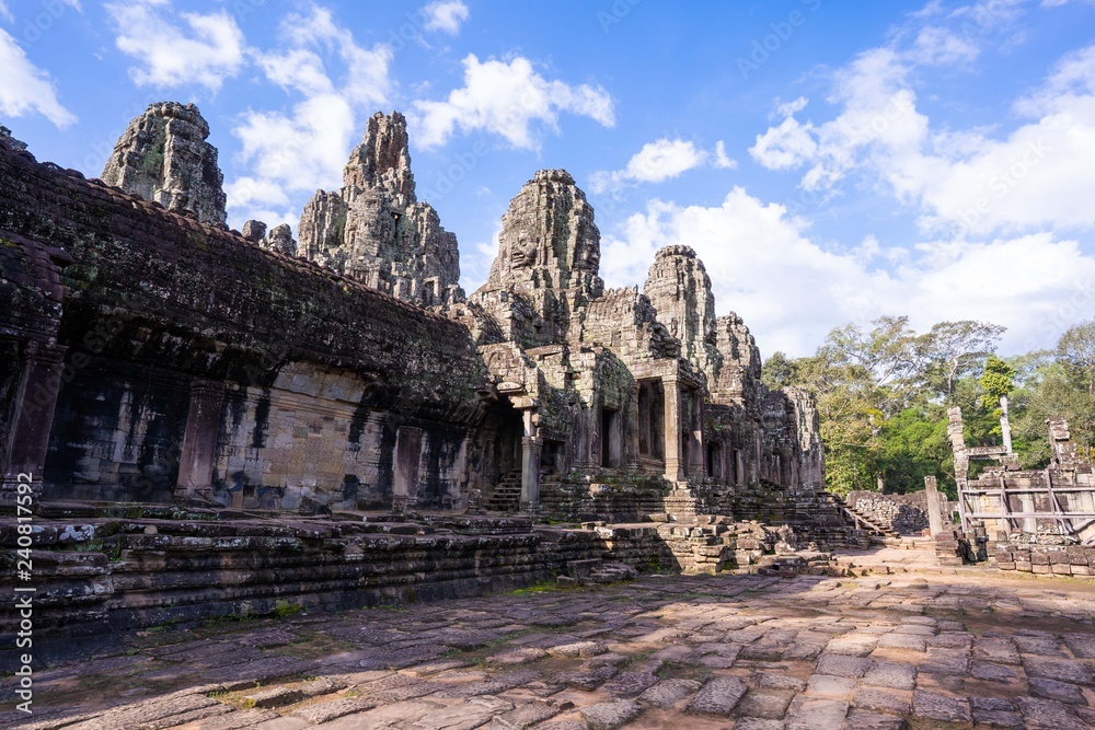 Bayon castle at Angkor thom