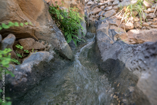 Falaj irrigation system in Oman