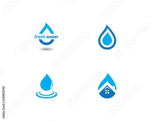 water drop Logo