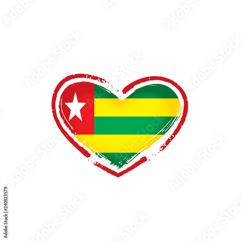Free Download togo flag, vector illustration on a white background. - GFXLoad