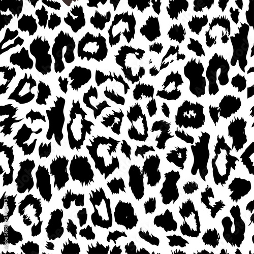 Seamless leopard print. Vector pattern  texture  background