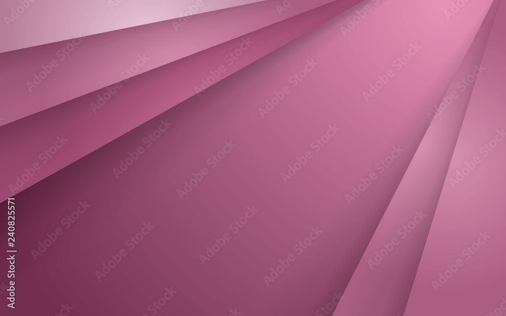 Abstract overlap layers pink background. vector decorative layers shape paper cut effect.
