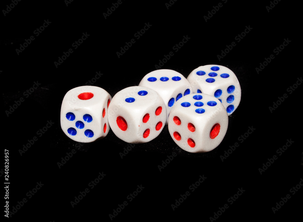 playing stones isolated on black background playing stones isolated on black background