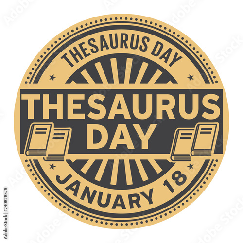 Thesaurus Day,  January 18 photo