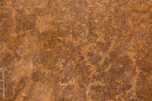 brown orange rusty sheet metal. rough surface texture