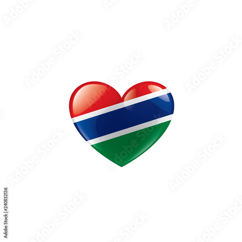 Free Download Gambia flag, vector illustration on a white background - GFXLoad