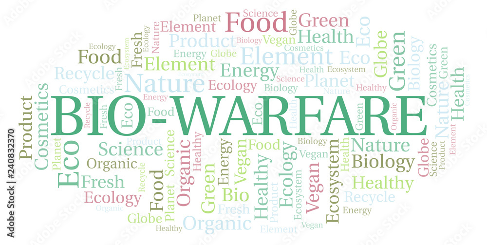 Bio-Warfare word cloud. Bio-Warfare word cloud.