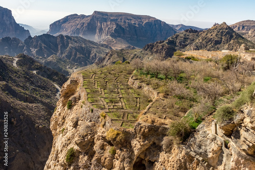 Jebel Akdar, Al Hajar Mountains, Oman photo