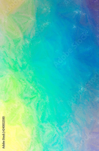 Illustration of abstract Blue, Green And Purple Wax Crayon Vertical background.