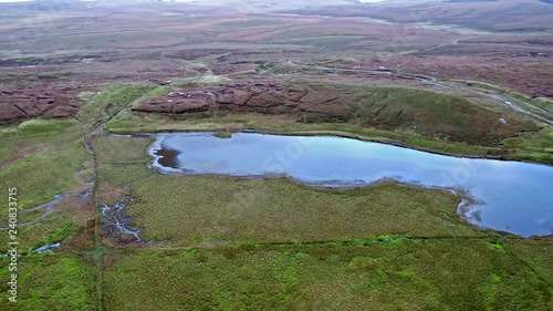 Loch Cuithir and Sgurr a Mhadaidh Ruadh - Hill of the Red Fox, Isle of Skye, Scotland photo
