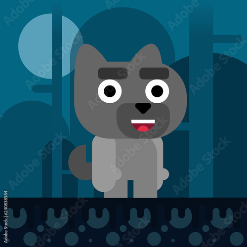 Loup - petit haperon rouge