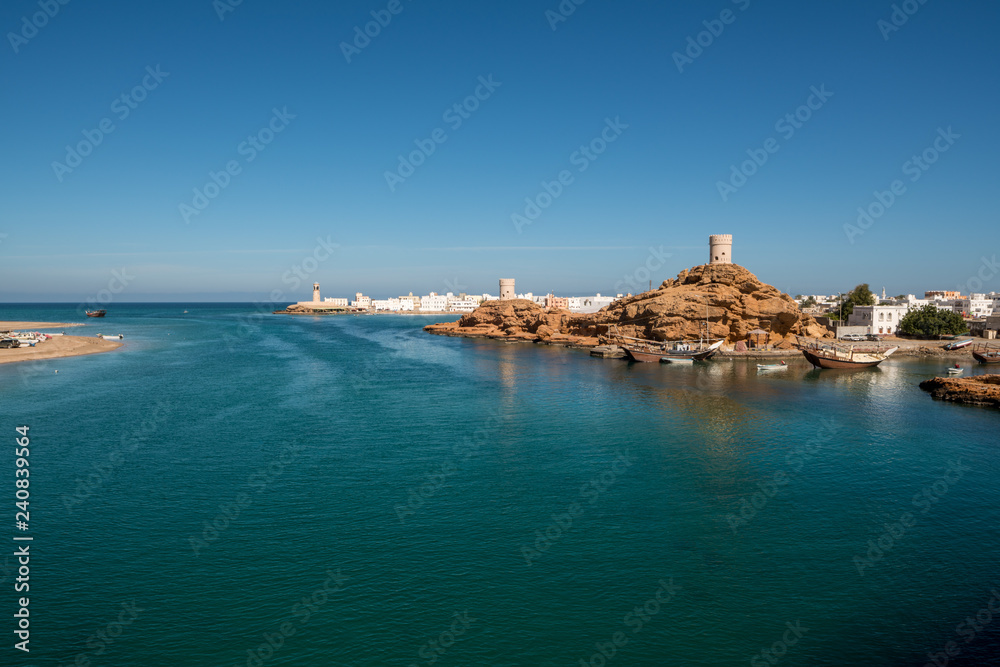 The bay at Al Ayjah, Sur, Oman