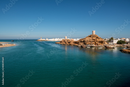 Fototapeta Naklejka Na Ścianę i Meble -  The bay at Al Ayjah, Sur, Oman