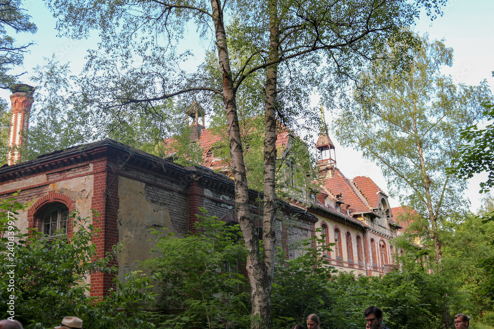 Fototapeta premium Ruins of Beelitz-Heilstätten Lost place Berlin Brandenburg;