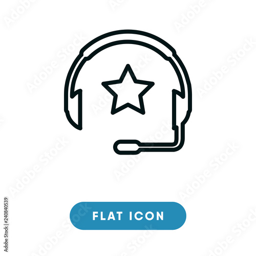 Headphones vector icon