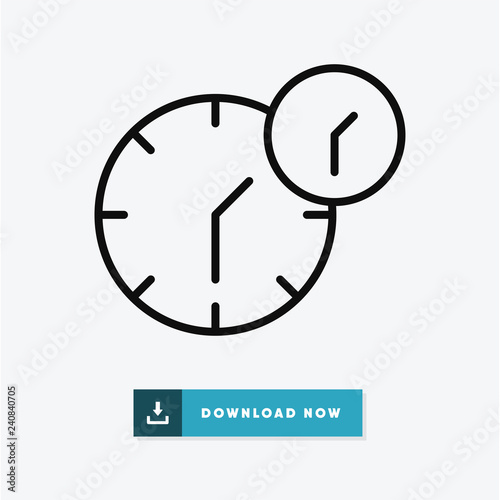 Time vector icon