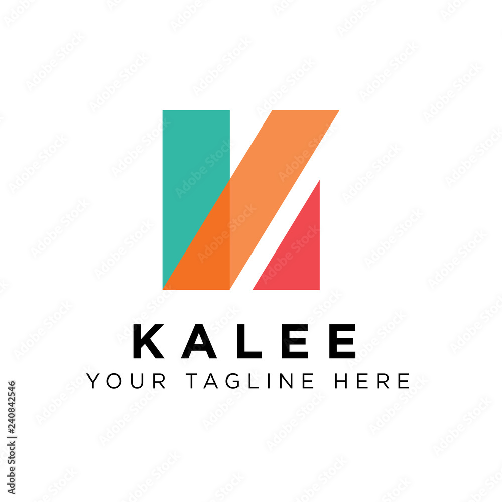 Letter K logo icon design template elements. Vector color sign. - Vector Letter K logo icon design template elements. Vector color sign. - Vector