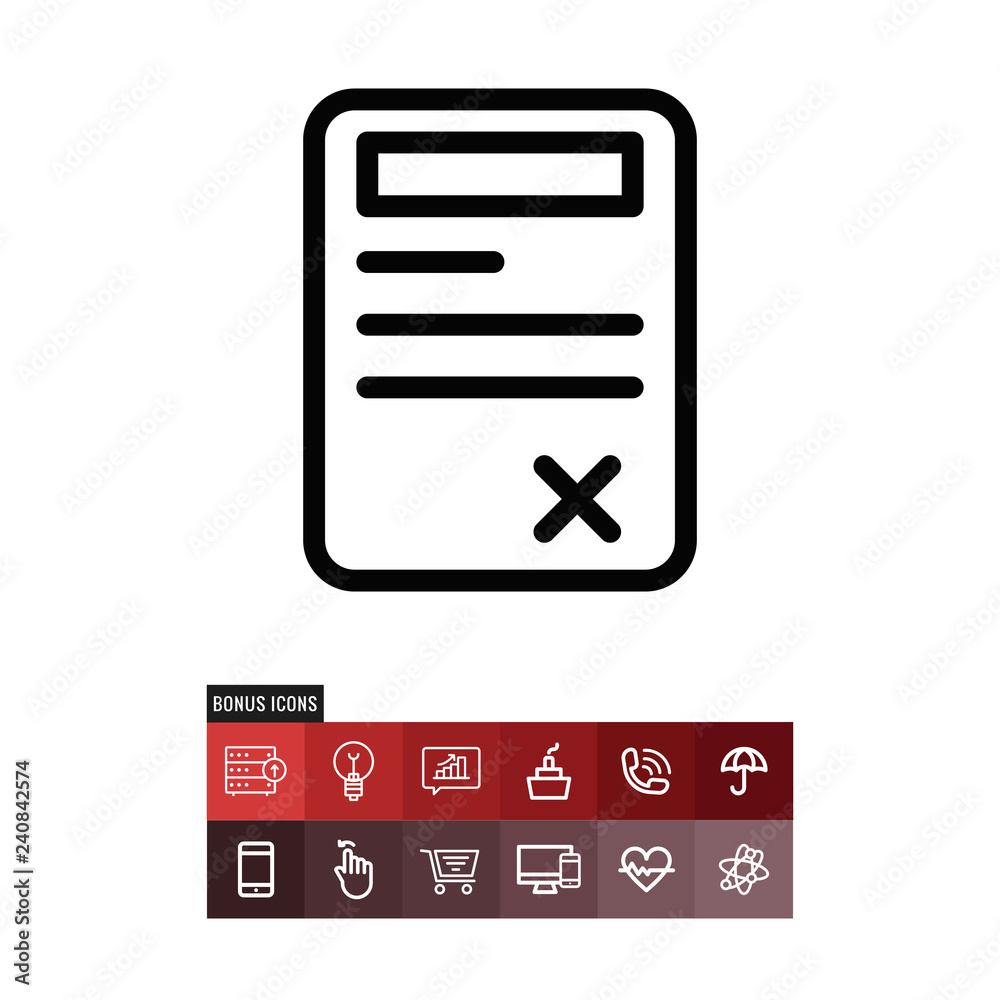 Contract vector icon Contract vector icon