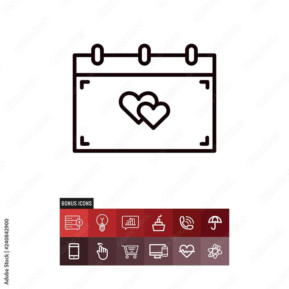 Date vector icon Date vector icon