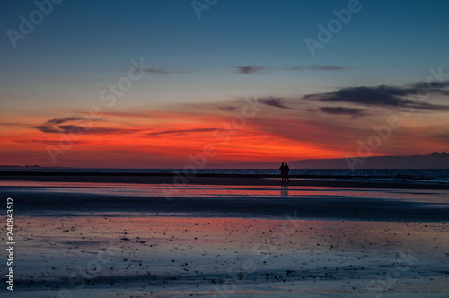 Sonneuntergang am Strand von Norderney // sunset at Norderney Beach in Germany
