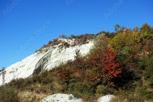 Mountains in autumn.Here is a geological reservation from Slănic Prahova