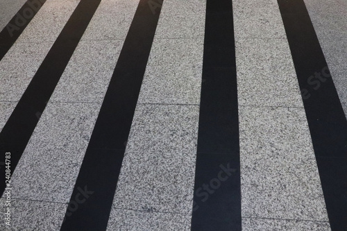 pedestrian crossing, stripes black grey