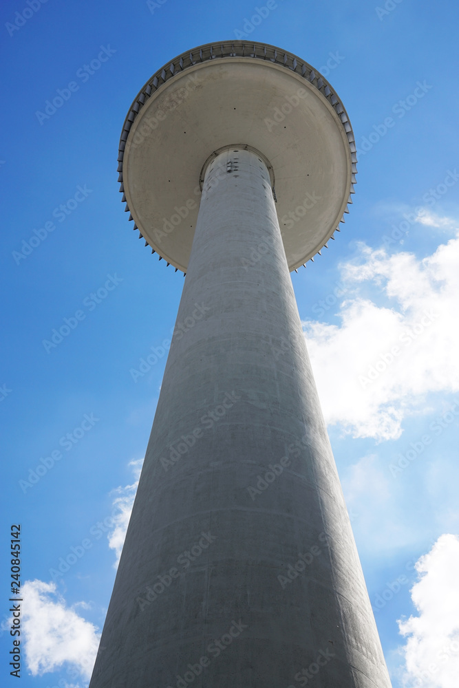 low angle view of tv or television tower against sky low angle view of tv or television tower against sky