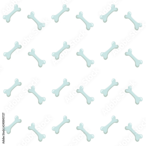 Seamless pattern with bones for pets. Or bones from the trash