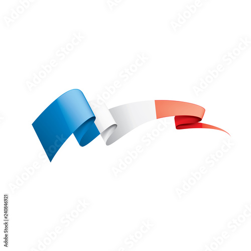 Wallpaper Mural France flag, vector illustration on a white background. Torontodigital.ca