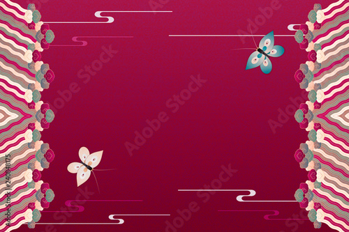 Elegant scarlet red background
