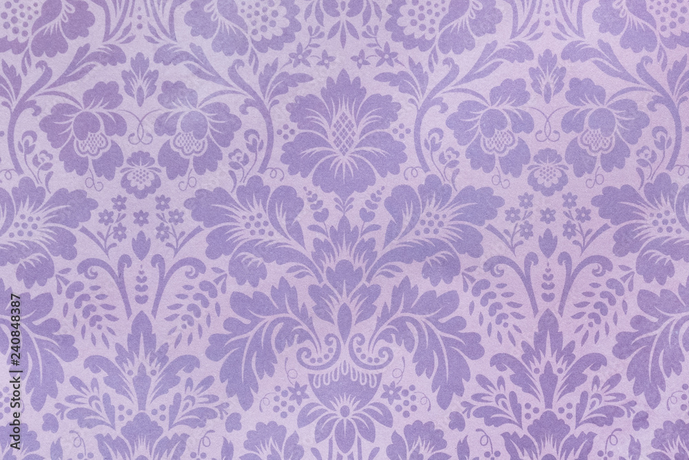Decorative Floral Violet Pattern Decorative Floral Violet Pattern