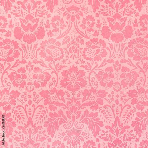 Decorative Floral Pink Pattern