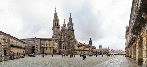Fotografie Praza do Obradoiro, panorama