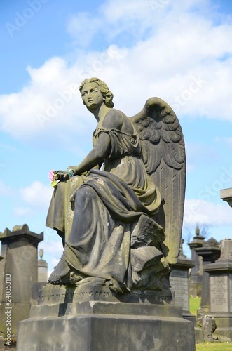 The Necropolis is a Victorian graveyard in Glasgow, Scotland