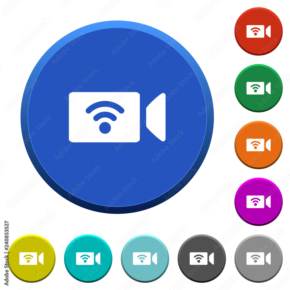Wireless camera beveled buttons Wireless camera beveled buttons