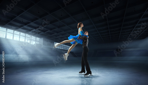 Figure skating couple photo