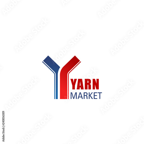 Free Download Vector sign for yarn market - GFXLoad
